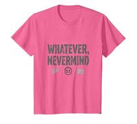 Qualunque Cosa Nevermind Gen X Nostalgico Anni '90 Grunge Attitude Maglietta, Bambini, Rosa mélange, 3 Anni