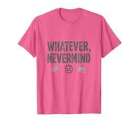 Qualunque Cosa Nevermind Gen X Nostalgico Anni '90 Grunge Attitude Maglietta, Uomo, Rosa mélange, L