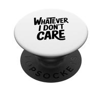 Qualunque cosa non mi interessa l'umorismo sarcastico PopSockets PopGrip Adesivo