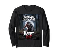 Qualunque cosa papà vuole papà ottiene divertente lupo mannaro meme Maglia a Manica