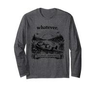 Qualunque Cosa Unbothered Cottagecore Otter Humor Maglia a Manica