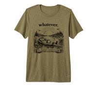 Qualunque Cosa Unbothered Cottagecore Otter Humor Maglietta Premium
