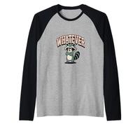 Qualunque Sia Il Carattere Arched Varsity Maglia con Maniche Raglan