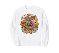 Qualunque Sia la Grafica Floreale retrò Hippie Floreale o da Donna Felpa