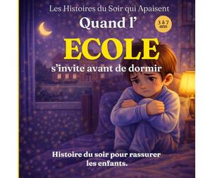 Quand l’école s’invite avant de dormir: Une histoire du soir pour apaiser les enfants