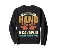 Quando avevo bisogno di una mano un Cavapoo mi ha consegnato il suo amante dei cani zampa Felpa