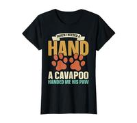 Quando avevo bisogno di una mano un Cavapoo mi ha consegnato il suo amante dei cani zampa Maglietta