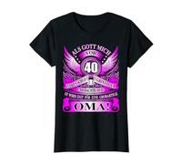 Quando Dio Mi ha Creato 40 Anni Fa, la Nonna 40 ° Compleanno Maglietta