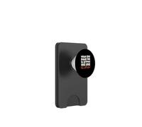 Quando Dio mi ha creato, è grinato, questa sarà una fede divertente PopSockets PopWallet per MagSafe