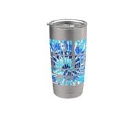 Quando Dio mi ha creato, ha sgranato e ha detto che questo sarà divertente tie dye Bicchiere termico in acciaio inox doppia parete