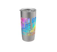 Quando Dio mi ha creato, ha sgranato e ha detto che questo sarà divertente tie dye Bicchiere termico in acciaio inox doppia parete