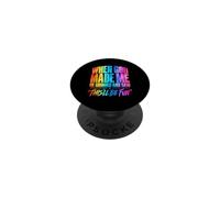 Quando Dio mi ha creato, ha sgranato e ha detto che questo sarà divertente tie dye PopSockets PopGrip Adesivo