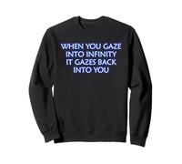 Quando guardi nell'infinito Mindfulness Meditazione Zen Yoga Felpa