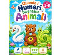 Quando i Numeri Diventano Animali: Colora, Traccia, Conta e Muoviti!