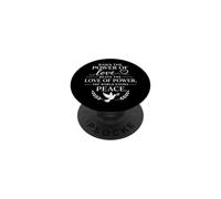 Quando il potere dell'amore batte l'amore del potere della pace citazione PopSockets PopGrip Adesivo