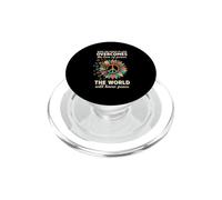 Quando il potere dell'amore supera l'amore di potere pace PopSockets PopGrip per MagSafe