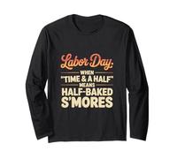 Quando il tempo e mezzo significa metà s'mores al forno Labor Day Maglia a Manica