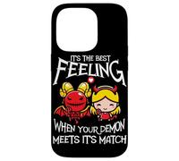 Quando Il Tuo Demone Incontra La Sua Partita! Demone Custodia per iPhone 14 Pro