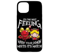 Quando Il Tuo Demone Incontra La Sua Partita! Demone Custodia per iPhone 15 Plus