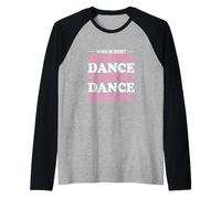 Quando in Dubbio Danza Grafica Maglia con Maniche Raglan