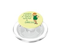 Quando la vita è un trascinamento indossare un testo grungy vestito PopSockets PopGrip per MagSafe