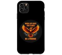 Quando la vita ti dà fiamme Sii una citazione ispiratrice Custodia per iPhone 11 Pro Max