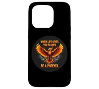 Quando la vita ti dà fiamme Sii una citazione ispiratrice Custodia per iPhone 15 Pro
