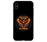 Quando la vita ti dà fiamme Sii una citazione ispiratrice Custodia per iPhone XS Max
