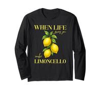 Quando la Vita Ti dà Limoni Fare Il Limoncello Maglia a Manica