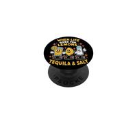 Quando la vita ti dà limoni, tequila e sale PopSockets PopGrip Adesivo
