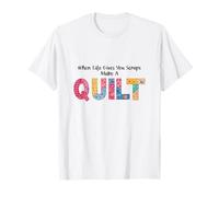 Quando la Vita Ti dà scarti, Fai Una Trapunta Cucito Quilting Mamma Maglietta