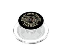 Quando la vita ti getta una curva piegarsi dentro motociclista PopSockets PopGrip per MagSafe