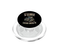 Quando la vita ti getta una curva piegarsi dentro motociclista PopSockets PopGrip per MagSafe
