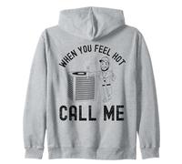 Quando Le Donne Si scaldano Mi Chiamano, Tecnico HVAC Divertente Felpa con Cappuccio