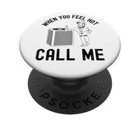 Quando le donne si scaldano mi chiamano, Tecnico HVAC divertente PopSockets PopGrip Adesivo