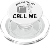 Quando le donne si scaldano mi chiamano, Tecnico HVAC divertente PopSockets PopGrip per MagSafe