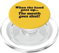 QUANDO LE MANI SI ALZANO LA BOCCA SI CHIUDE PopSockets PopGrip per MagSafe