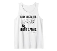 Quando Le Parole FALLISCONO LA Musica Parla William Shakespeare Meme Citazione Canotta