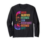 Quando l'ingiustizia Diventa Legge la Resistenza Diventa dovere resistere Maglia a Manica