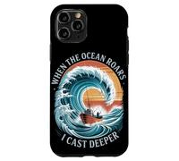Quando l'oceano ruggisce ho lanciato una pesca in acqua salata estiva più profonda Custodia per iPhone 11 Pro