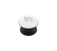 quando mi sveglio sarò 4 PopSockets PopGrip Adesivo