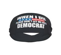 Quando muoio, non lasciarmi votare democratico Migliora le tue prestazioni con fasce per il sudore alla moda: ideali per qualsiasi attività!