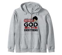 Quando Non Ho Niente Cristiano Dio Uomini Donne Crisitani Felpa con Cappuccio