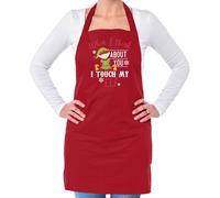 Quando Penso A Te Tocca Il Mio Elfo - Grembiule Unisex Adulto - Natale Rude Xmas