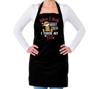 Quando Penso A Te Tocca Il Mio Elfo - Grembiule Unisex Adulto - Natale Rude Xmas