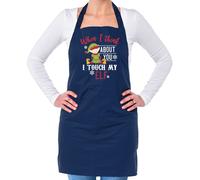 Quando Penso A Te Tocca Il Mio Elfo - Grembiule Unisex Adulto - Natale Rude Xmas