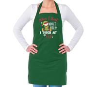 Quando Penso A Te Tocca Il Mio Elfo - Grembiule Unisex Adulto - Natale Rude Xmas