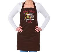 Quando Penso A Te Tocca Il Mio Elfo - Grembiule Unisex Adulto - Natale Rude Xmas