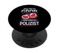 Quando Sarò Grande Diventerò Poliziotto Bambini PopSockets PopGrip Adesivo