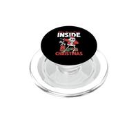 Quando sei morto dentro ma è Babbo Natale scheletro di Natale PopSockets PopGrip per MagSafe